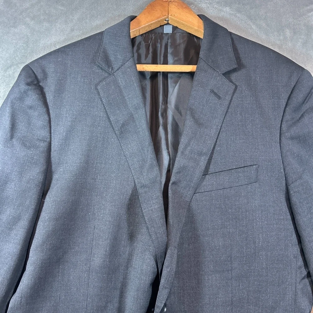 Bonobos Jacket Mens 40R Gray Blazer‎ Reda Wool Slim Fit Suit Business Wedding
